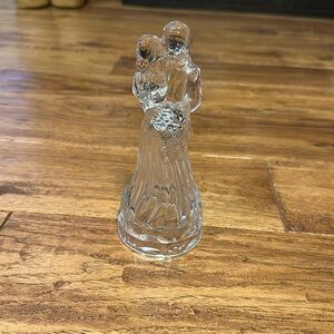 Princess House Lead Crystal Bride & Groom Wedding Cake Topper